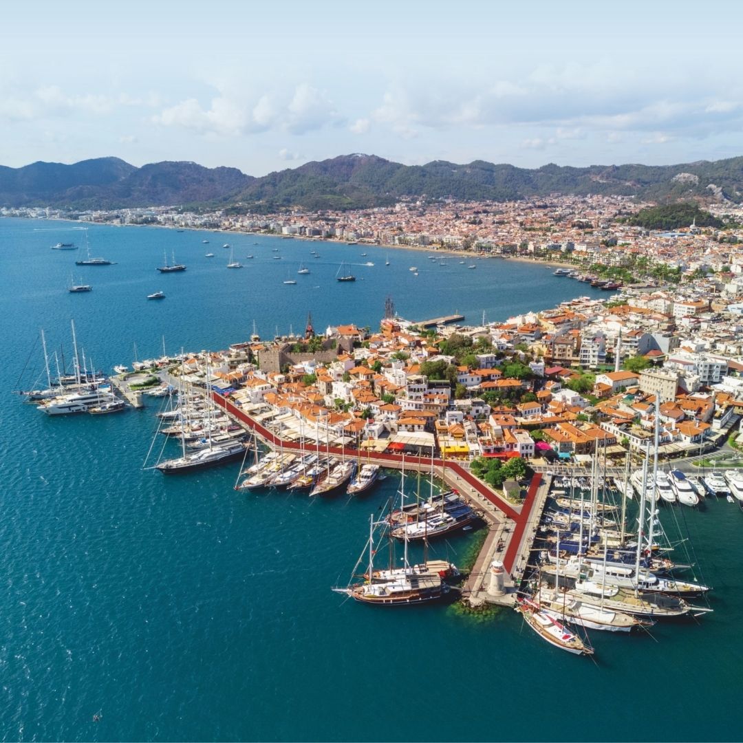 TYBA Charter Show venue at Muttaş Marmaris Marina